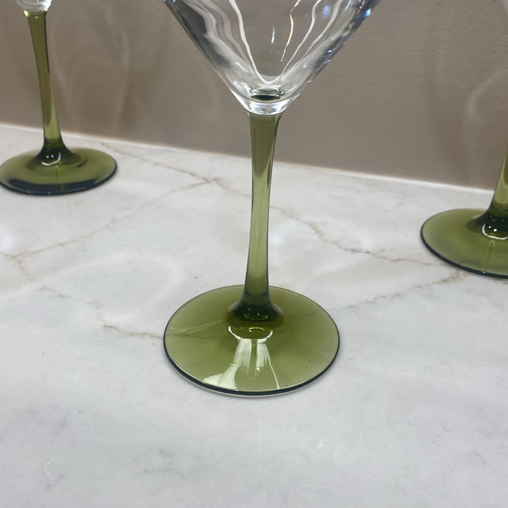 Mid Century Martini Glasses - Picture 2 of 6